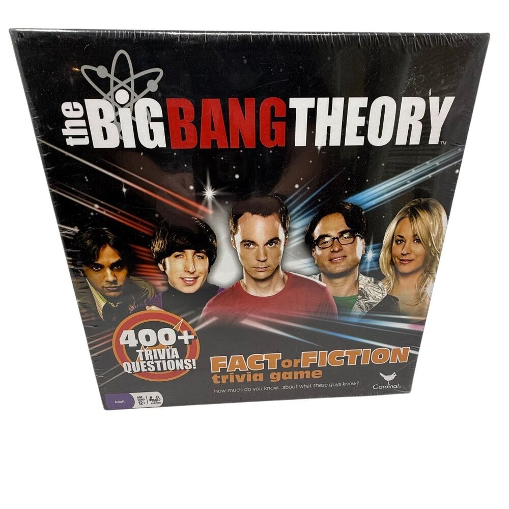 The Big Bang Theory Fact Or Fiction Trivia Game Sealed - Ages 12+